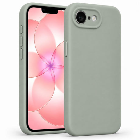 iPhone 16e / 17e - Silikon Hülle Soft-Touch Salbei