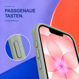 iPhone 16e / 17e - Silikon Hülle Soft-Touch Salbei