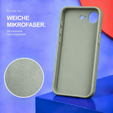 iPhone 16e / 17e - Silikon Hülle Soft-Touch Salbei