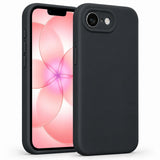 iPhone 16e / 17e - Silikon Hülle Soft-Touch Schwarz