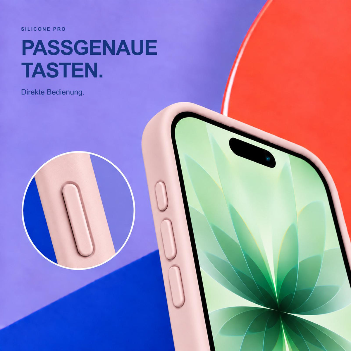 iPhone 17 - Silikon Hülle Soft-Touch Altrosa