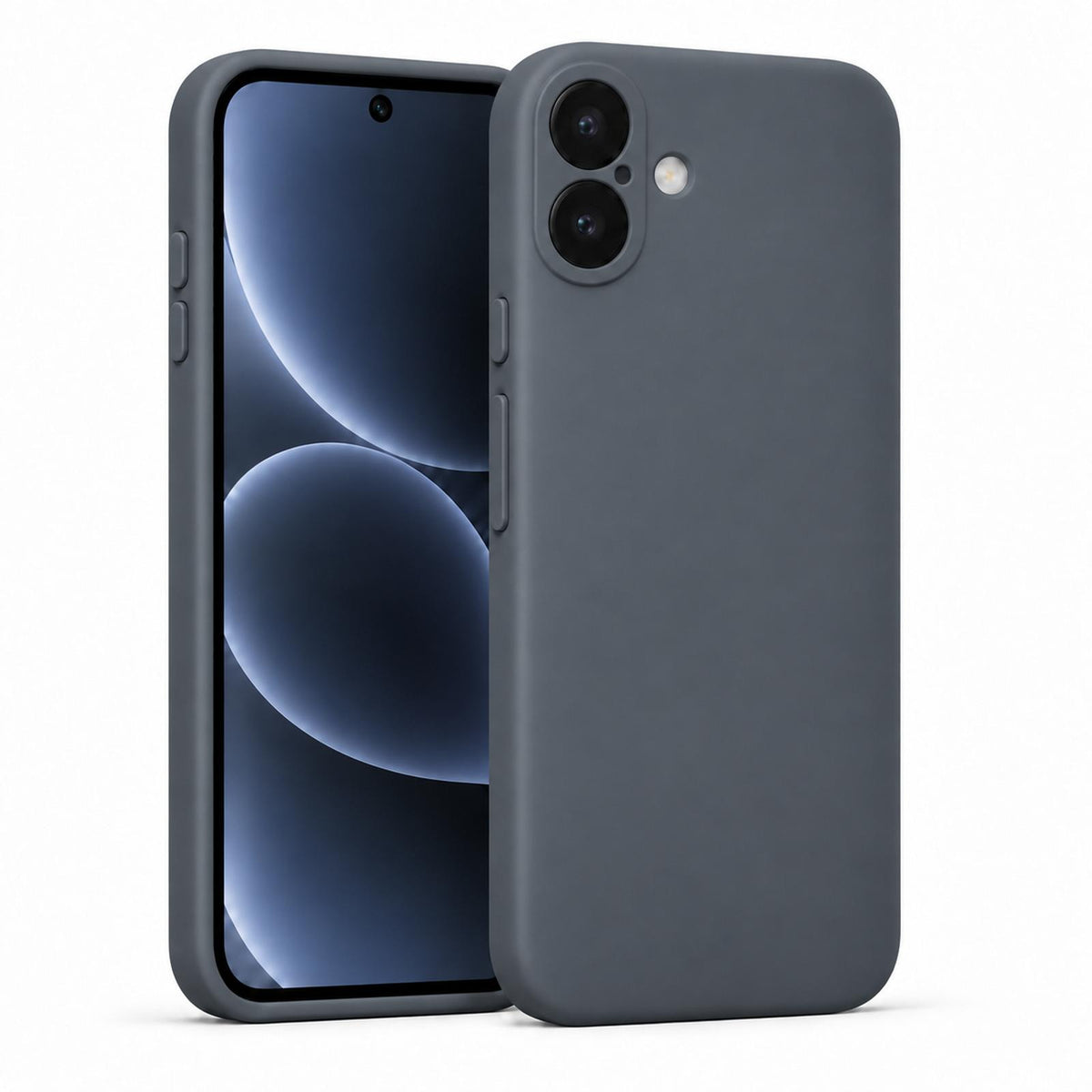 iPhone 17 - Silikon Hülle Soft-Touch Anthrazit