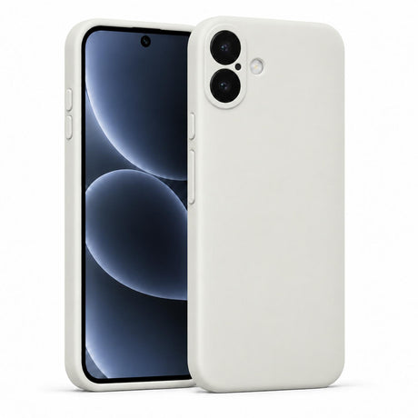 iPhone 17 - Silikon Hülle Soft-Touch Antikweiß