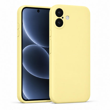 iPhone 17 - Silikon Hülle Soft-Touch Buttercreme