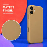 iPhone 17 - Silikon Hülle Soft-Touch Khaki / Sand
