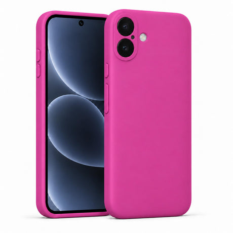 iPhone 17 - Silikon Hülle Soft-Touch Magenta