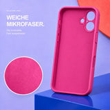 iPhone 17 - Silikon Hülle Soft-Touch Magenta