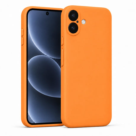 iPhone 17 - Silikon Hülle Soft-Touch Mandarine