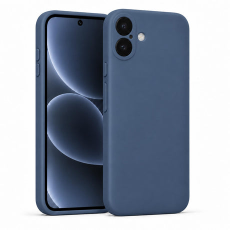 iPhone 17 - Silikon Hülle Soft-Touch Mitternachtsblau