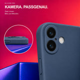 iPhone 17 - Silikon Hülle Soft-Touch Mitternachtsblau
