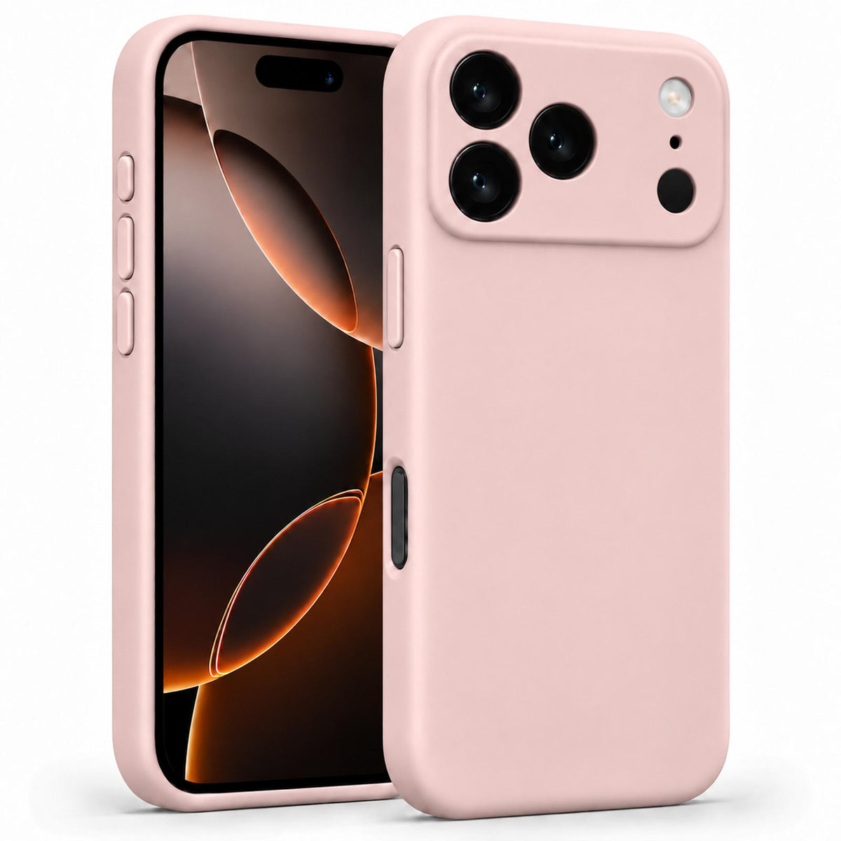 iPhone 17 Pro - Silikon Hülle Soft-Touch Altrosa