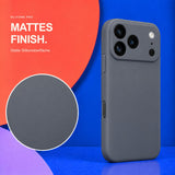 iPhone 18 Pro - Silikon Hülle Soft-Touch Anthrazit