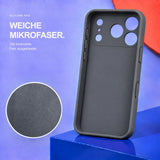 iPhone 17 Pro - Silikon Hülle Soft-Touch Anthrazit