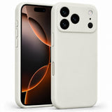 iPhone 17 Pro - Silikon Hülle Soft-Touch Antikweiß