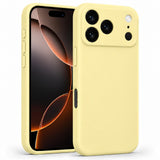 iPhone 17 Pro - Silikon Hülle Soft-Touch Buttercreme