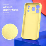 iPhone 17 Pro - Silikon Hülle Soft-Touch Buttercreme