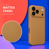 iPhone 17 Pro - Silikon Hülle Soft-Touch Khaki / Sand