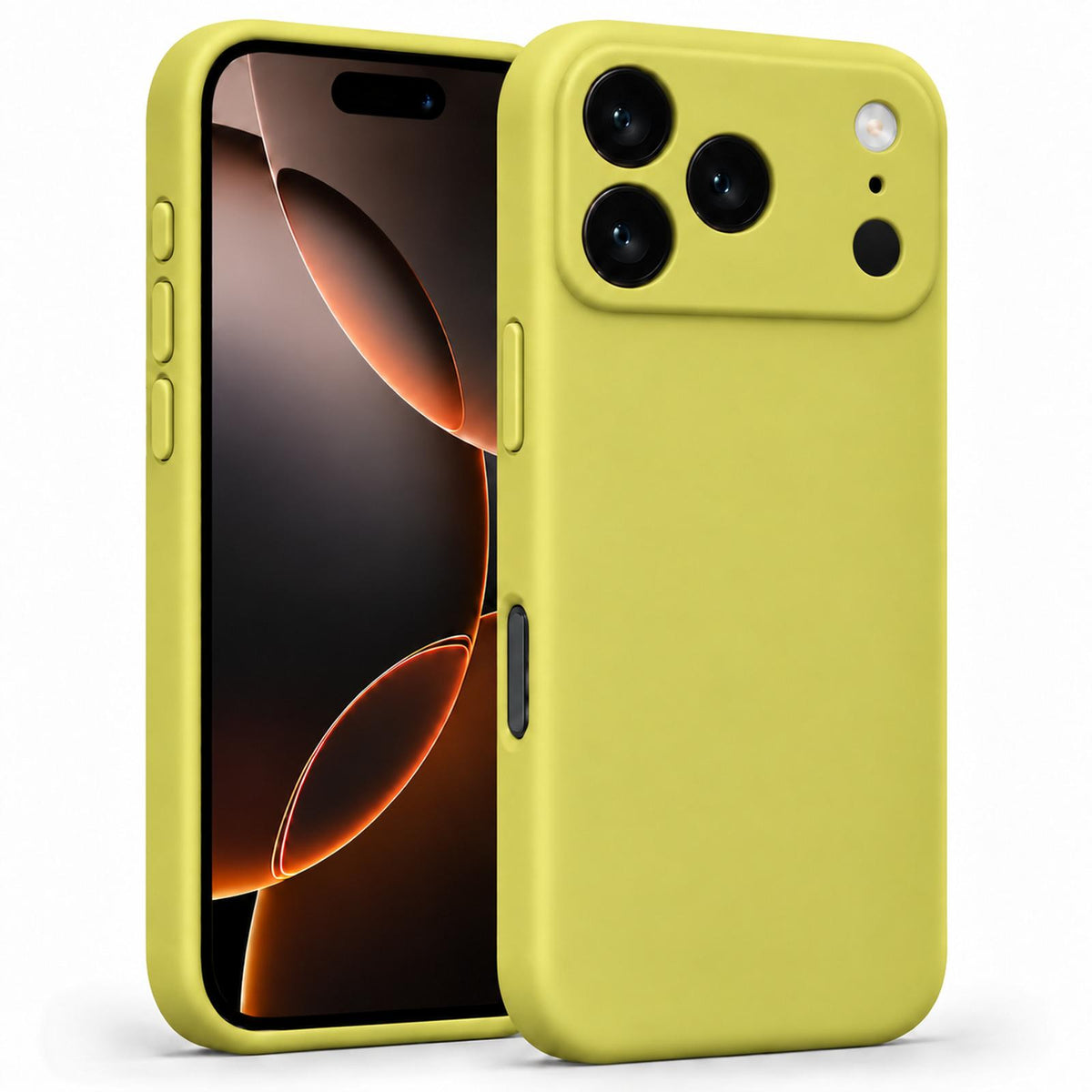 iPhone 17 Pro - Silikon Hülle Soft-Touch Lindgrün