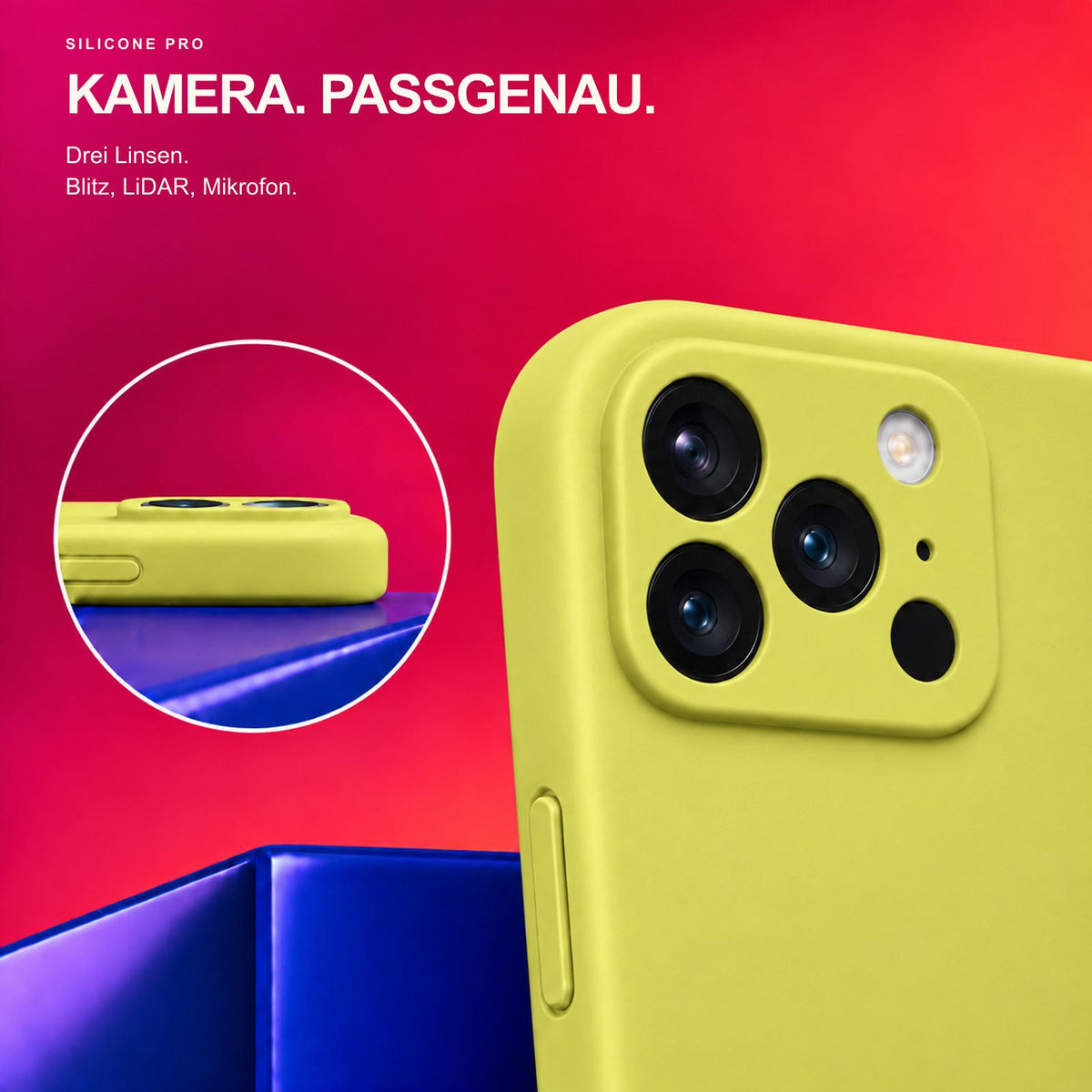 iPhone 17 Pro - Silikon Hülle Soft-Touch Lindgrün