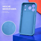 iPhone 17 Pro - Silikon Hülle Soft-Touch Marineblau