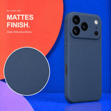 iPhone 17 Pro - Silikon Hülle Soft-Touch Mitternachtsblau