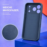 iPhone 17 Pro - Silikon Hülle Soft-Touch Mitternachtsblau
