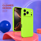 iPhone 17 Pro - Silikon Hülle Soft-Touch Neon-Grün