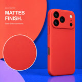 iPhone 17 Pro - Silikon Hülle Soft-Touch Rot