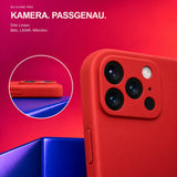 iPhone 17 Pro - Silikon Hülle Soft-Touch Rot