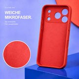 iPhone 17 Pro - Silikon Hülle Soft-Touch Rot