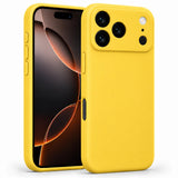 iPhone 17 Pro - Silikon Hülle Soft-Touch Sonnenblumen-Gelb