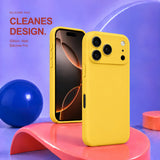 iPhone 17 Pro - Silikon Hülle Soft-Touch Sonnenblumen-Gelb