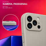 iPhone 17 Pro - Silikon Hülle Soft-Touch Steingrau