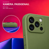 iPhone 17 Pro - Silikon Hülle Soft-Touch Tannengrün