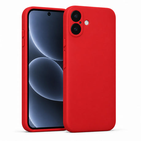 iPhone 17 - Silikon Hülle Soft-Touch Rot