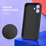 iPhone 17 - Silikon Hülle Soft-Touch Schwarz