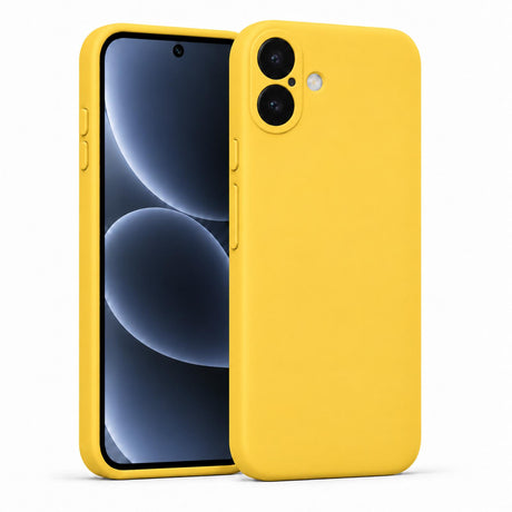 iPhone 17 - Silikon Hülle Soft-Touch Sonnenblumen-Gelb