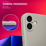 iPhone 17 - Silikon Hülle Soft-Touch Steingrau