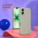 iPhone 17 - Silikon Hülle Soft-Touch Steingrau