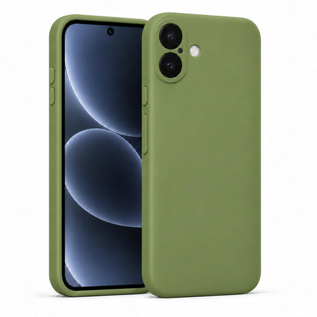 iPhone 17 - Silikon Hülle Soft-Touch Tannengrün