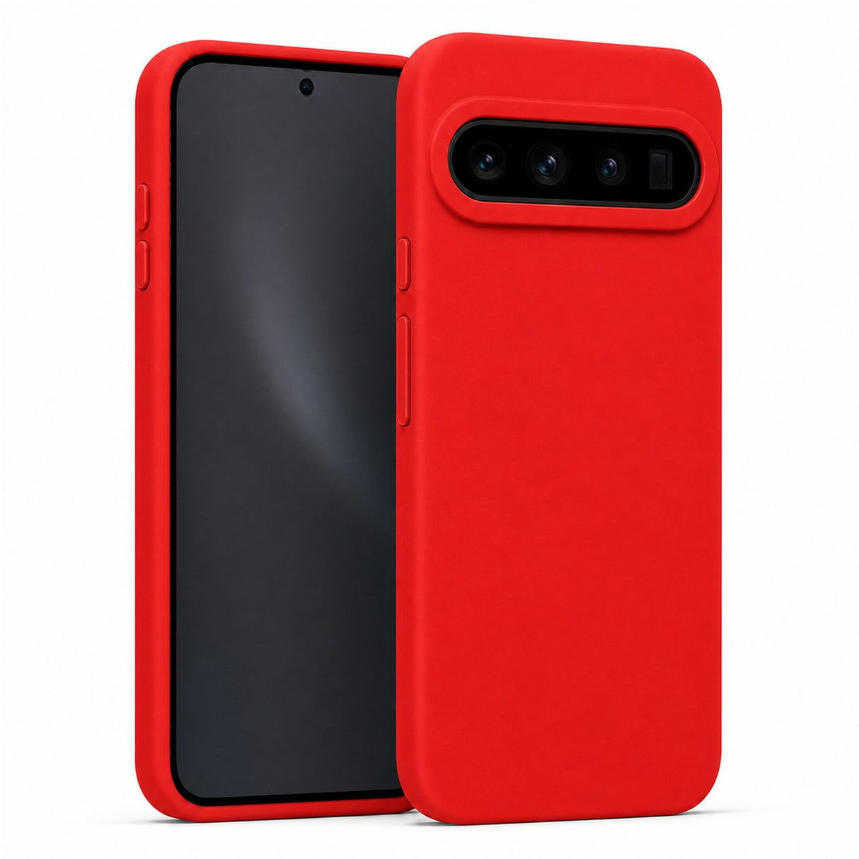 Google Pixel 10 / 10 Pro Silicone Pro Silikon Hülle in Rot – Produktansicht