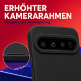 Google Pixel 10 / 10 Pro Silicone Pro Silikon Hülle Schwarz – Detailansicht 2