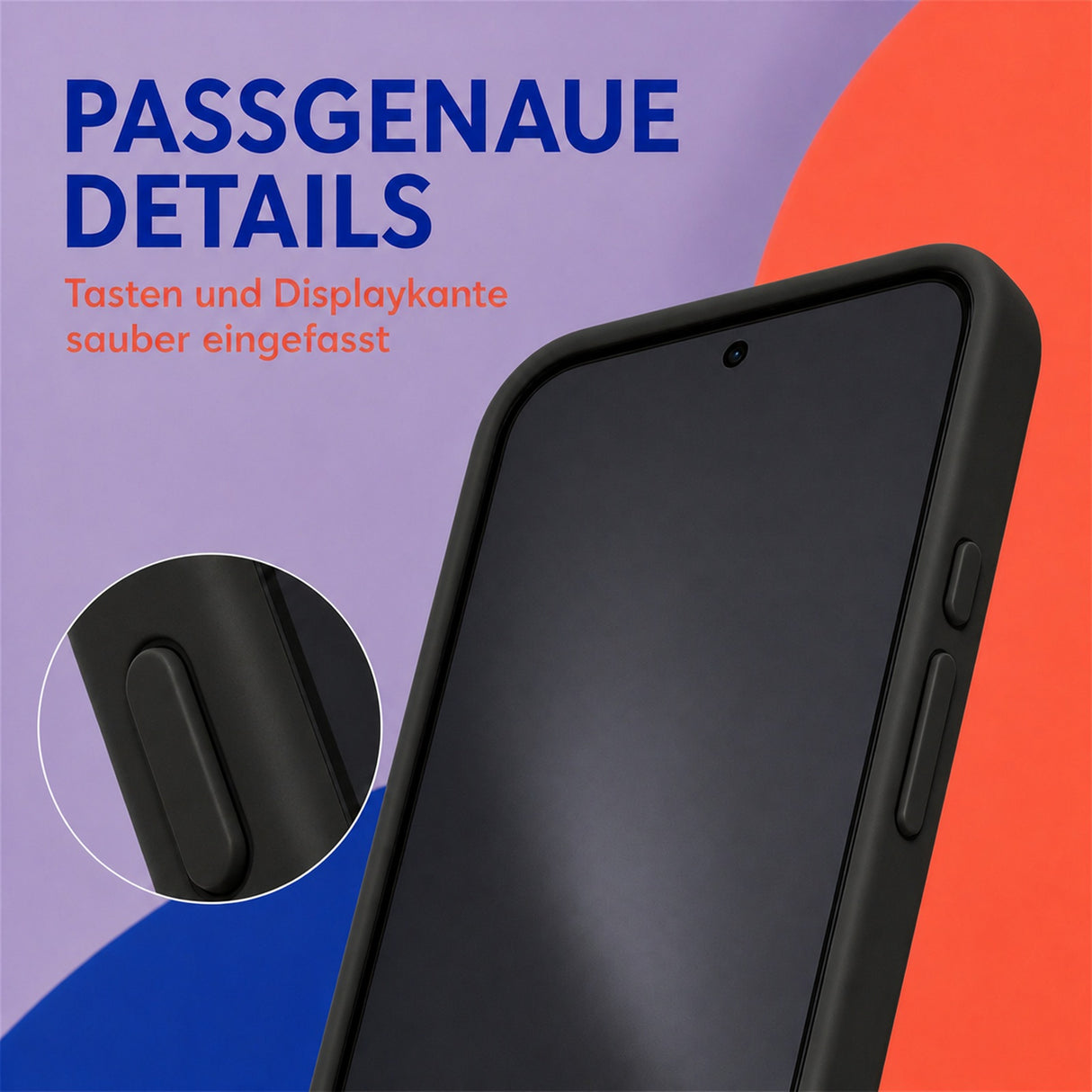 Google Pixel 10 / 10 Pro Silicone Pro Silikon Hülle Schwarz – Detailansicht 3