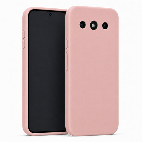 Google Pixel 10a Silicone Pro Silikon Hülle in Altrosa – Produktansicht