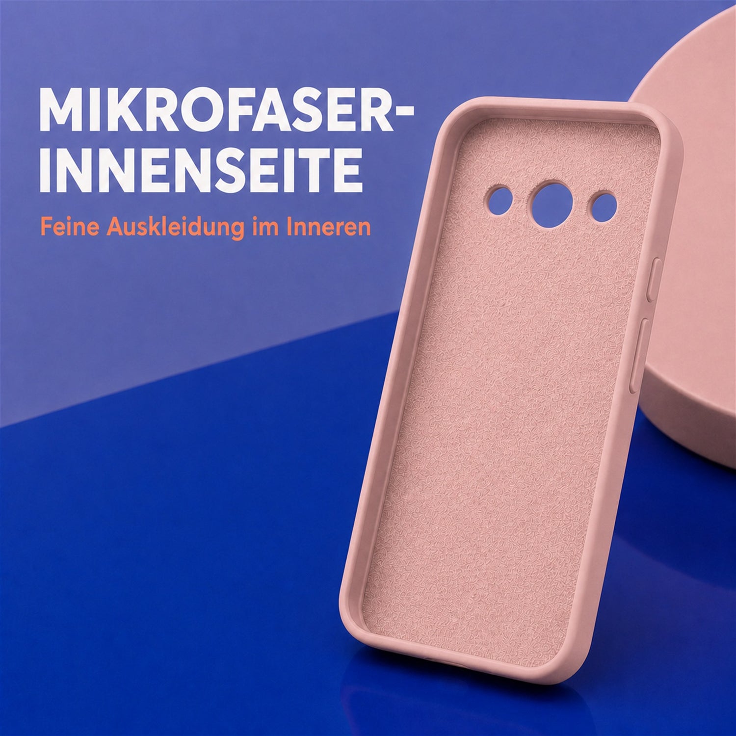 Google Pixel 10a Silicone Pro Silikon Hülle Altrosa – Detailansicht 4