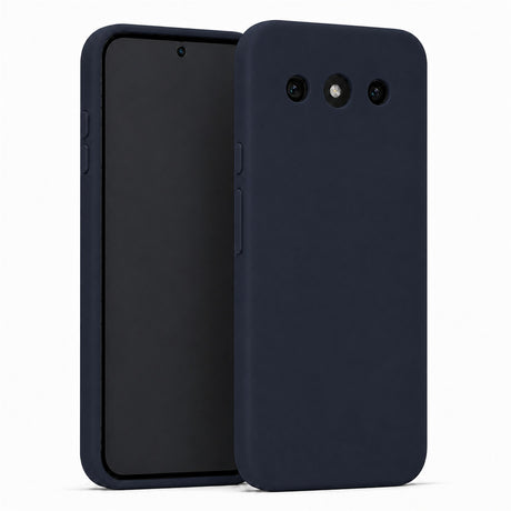 Google Pixel 10a Silicone Pro Silikon Hülle in Mitternachtsblau – Produktansicht