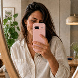 Google Pixel 7 Silicone Pro Silikon Hülle Altrosa – Detailansicht 6