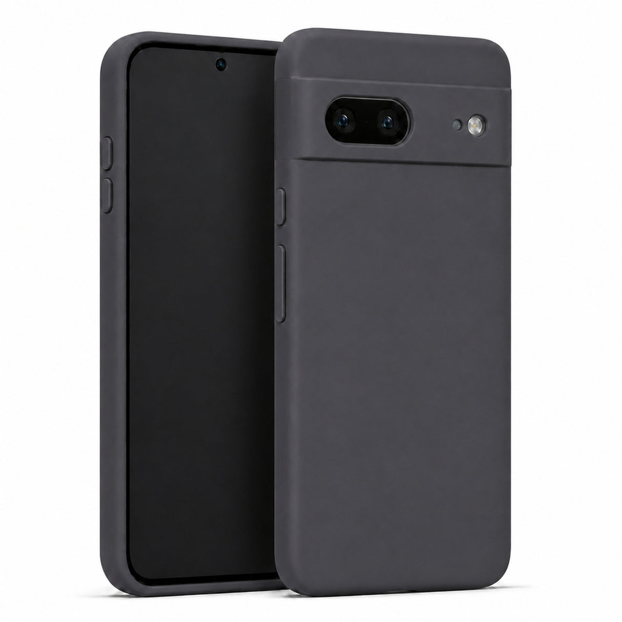 Google Pixel 7 Silicone Pro Silikon Hülle in Anthrazit – Produktansicht