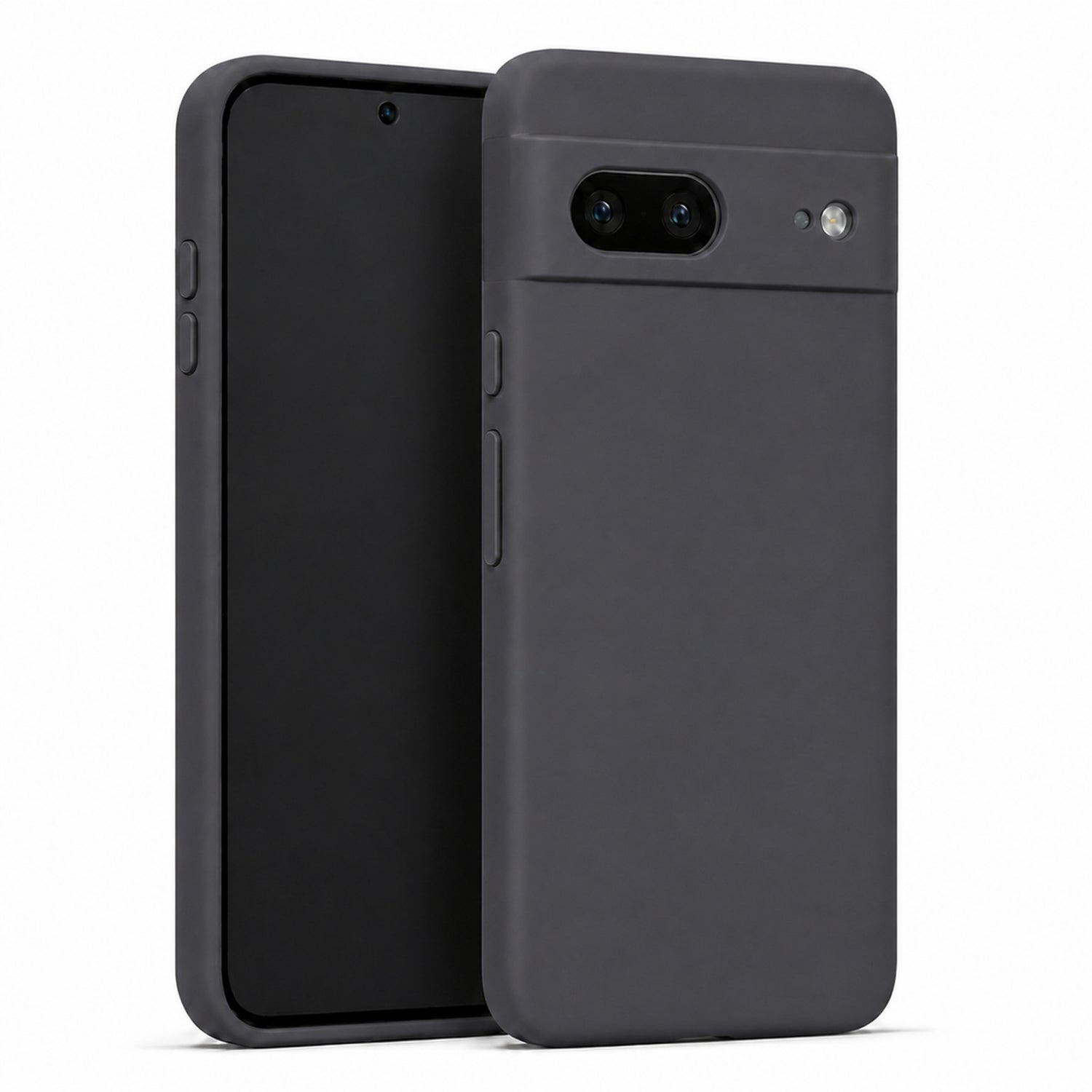 Google Pixel 7 Silicone Pro Silikon Hülle in Anthrazit – Produktansicht