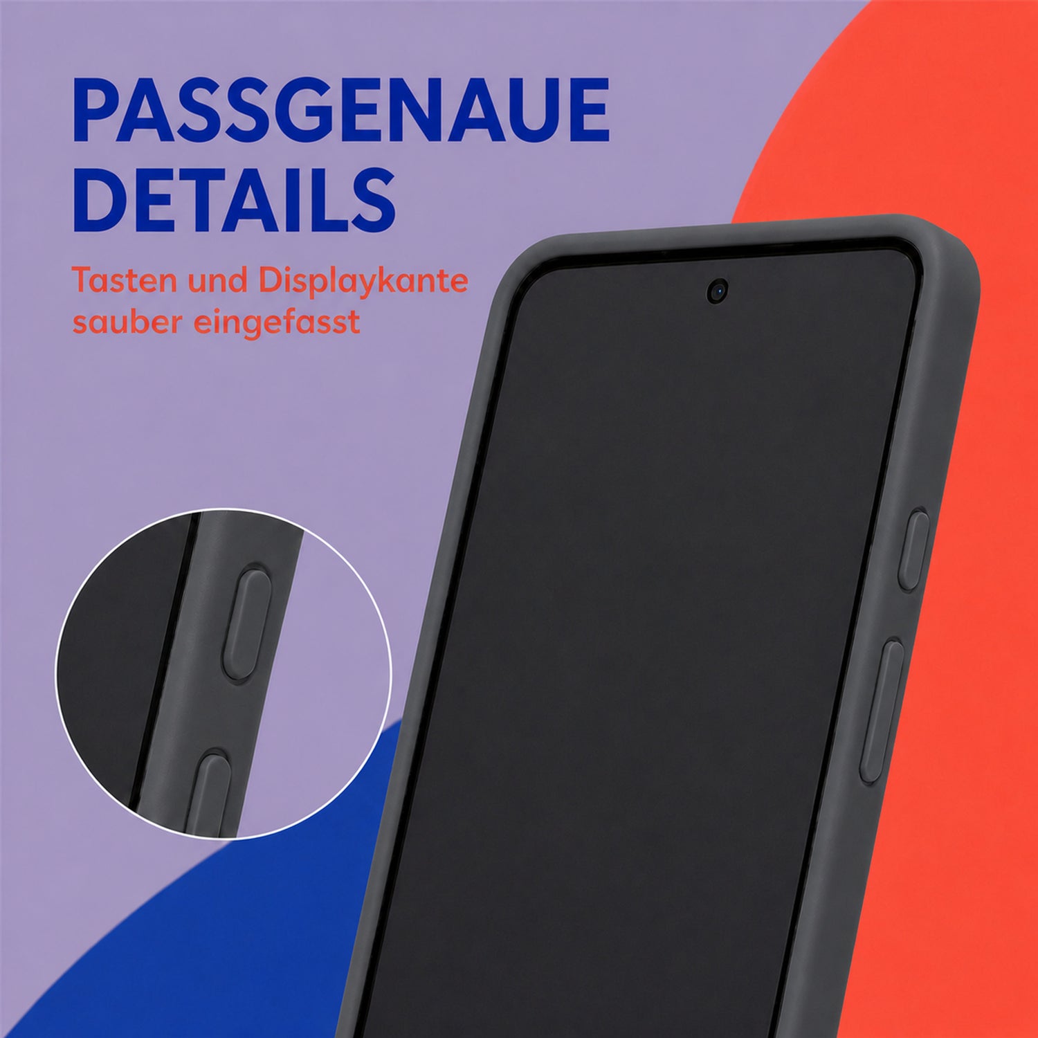 Google Pixel 7 Silicone Pro Silikon Hülle Anthrazit – Detailansicht 3